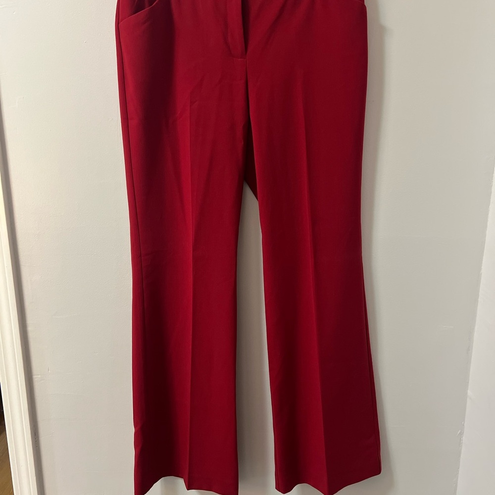 Victoria's Secret Bold Red Wide Leg Pants